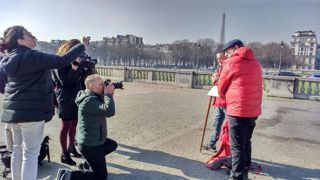 L’élu qui marche contre le suicide est arrivé à Paris L’élu qui marche contre le suicide est arrivé à Paris