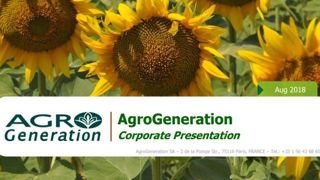 Agrogeneration annonce la cession de 9 200 ha Agrogeneration annonce la cession de 9 200 ha
