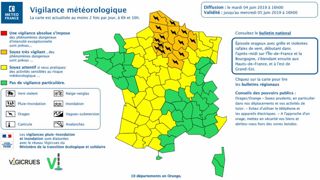 18 départements en alerte pour des orages 18 départements en alerte pour des orages