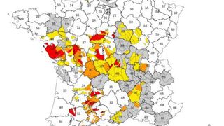 39 départements concernés 39 départements concernés