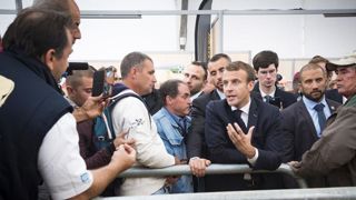 Macron tente de rassurer les éleveurs Macron tente de rassurer les éleveurs
