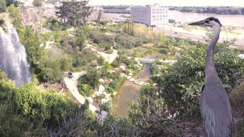 À Nantes, la version définitive de l’arbre aux Hérons, point d’orgue du Jardin extraordinaire, a été présentée début juillet. ©Cie La Machine