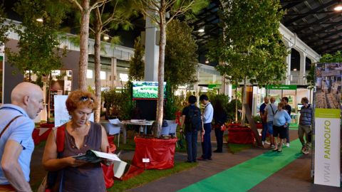 Les salons physiques tels Flormart ici à Padoue en Italie, tentent de se maintenir dans le très chargé mois de septembre (du 23 au 25 septembre). ©PanAmerican Seed