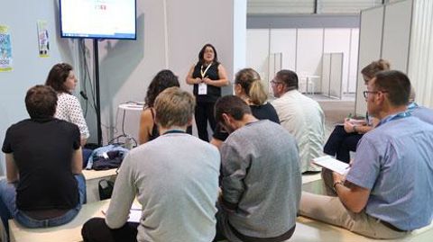 Durant le Salon du végétal 2018, l'Apecita des Pays-de-la-Loire a proposé plusieurs ateliers sur la recherche d'emploi, sur la préparation à l'entretien de recrutement, sur la bonne utilisation des réseaux sociaux… (c)Odile Maillard Durant le Salon du végétal 2018, l'Apecita des Pays-de-la-Loire a proposé plusieurs ateliers sur la recherche d'emploi, sur la préparation à l'entretien de recrutement, sur la bonne utilisation des réseaux sociaux… (c)Odile Maillard