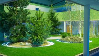 La diversité des paysages de France au coeur du centre de conférences de la Cop 21, au Bourget. ©Yann Monel La diversité des paysages de France au coeur du centre de conférences de la Cop 21, au Bourget. ©Yann Monel