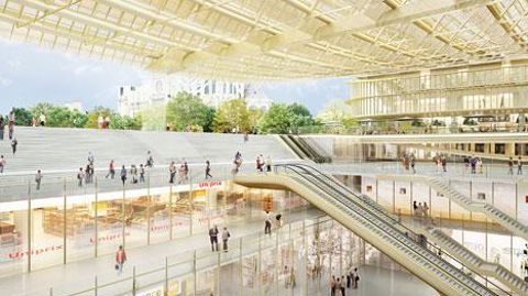 Dans le projet Canopée, aux Halles à Paris, relatif à la couverture des infrastructures de transports internationaux, Tecomah participe à la production d'un guide intelligent pour les maîtrises d'ouvrages et d'oeuvres. ©Charlotte Gonzalez Dans le projet Canopée, aux Halles à Paris, relatif à la couverture des infrastructures de transports internationaux, Tecomah participe à la production d'un guide intelligent pour les maîtrises d'ouvrages et d'oeuvres. ©Charlotte Gonzalez