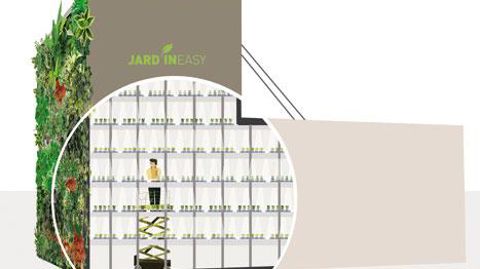 La société Florentaise construit une tour végétale modulaire à Saint-Mars-du-Désert (44). Ici représentée par cette illustration, elle est annoncée comme la plus grande ferme verticale de France. Chaque année, pas moins de 15 000 salades seront produites au sein de cette installation pilote. ©Annelyse.fr La société Florentaise construit une tour végétale modulaire à Saint-Mars-du-Désert (44). Ici représentée par cette illustration, elle est annoncée comme la plus grande ferme verticale de France