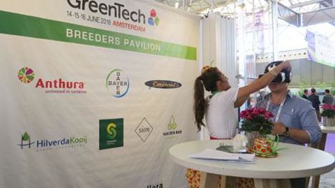 Une visite virtuelle en 3D en lien avec les Flower et Vegetable Trials était proposée dans le pavillon des obtenteurs...(c)LKP Une visite virtuelle en 3D en lien avec les Flower et Vegetable Trials était proposée dans le pavillon des obtenteurs...(c)LKP