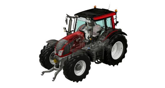 La transmission HiTech 5 est disponible sur les tracteurs Valtra N113 et N123
