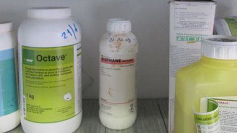 Les produits phytopharmaceutiques conventionnels sont interdits en espaces verts, sauf exception. (c)Valérie Vidril Les produits phytopharmaceutiques conventionnels sont interdits en espaces verts, sauf exception. (c)Valérie Vidril