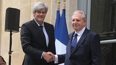 Jacques Mézard, ministre de l'Agriculture du gouvernement e. Macron- E. Philippe.©R. Aries/GFA Jacques Mézard, ministre de l'Agriculture du gouvernement e. Macron- E. Philippe.©R. Aries/GFA