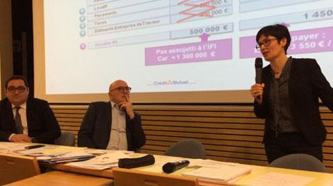 Ici de gauche à droite : Maître Jean-Christophe Roche, notaire, Michel Hardouin et Florence Durand, avocats au cabinet Terrésa .(c)Odile Maillard Ici de gauche à droite : Maître Jean-Christophe Roche, notaire, Michel Hardouin et Florence Durand, avocats au cabinet Terrésa .(c)Odile Maillard