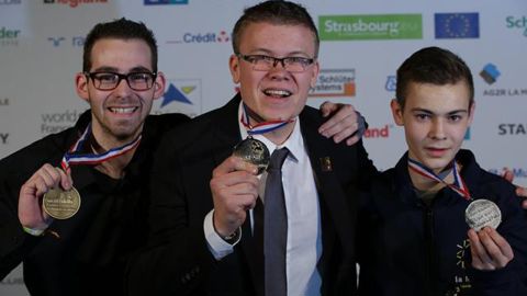 ©Worldskills France Les lauréats de Strasbourg 2015 pour le métier 
