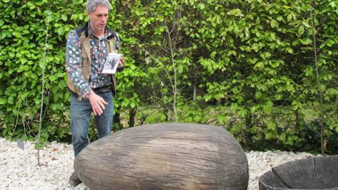 ©Odile Maillard Romaric Perrocheau (sur la photo), directeur du jardin des plantes de Nantes, a réalisé un 