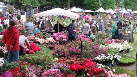 Environ 30 000 personnes ont été comptabilisées. Certaines n'étaient pas vraiment venues pour voir les plantes. Mais le mélange des visiteurs du château et de la manifestation a insufflé une nouvelle dynamique. (c)P. Glémas Environ 30 000 personnes ont été comptabilisées. Certaines n'étaient pas vraiment venues pour voir les plantes. Mais le mélange des visiteurs du château et de la manifestation a insufflé une nouvelle dynamique. (c)P. Glémas