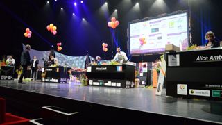 ©Novafleurs Les épreuves du concours mondial des fleuristes ont ©Novafleurs Les épreuves du concours mondial des fleuristes ont