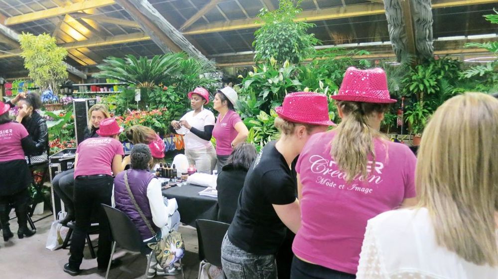 Une Ladies Night dans le magasin Jardiland de Dammarie-les-Lys (77). L'idée, qui illustre parfaitement le concept de  marketing expérientiel, consiste à réserver une soirée d'exception aux participantes.PHOTO : WGEC