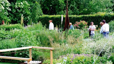 Le jardin du Centre botanique de la Presle attire chaque année près de 5 000 personnes. Les entrées permettent de financer deux emplois aidés à temps partiel, mais le jardin constitue une vitrine indispensable pour la pépinière.PHOTO : PÉPINIÈRE DE LA PRESLE