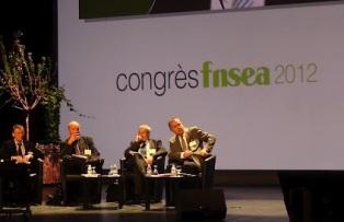 Michel Dantin, député européen, Philippe Lerouvillois de l’Inra, Jean Louis Bouscaren de la Cgpme et Didier Guillaume, Sénateur de la Drôme