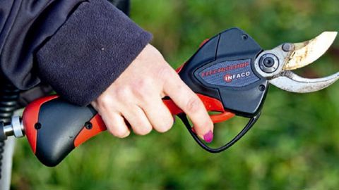 1. PuissantLe F3010 est un sécateur ergonomique et puissant.PHOTOS : P. ROY