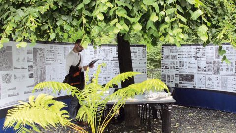 Dans le cadre de Jardins Jardin aux Tuileries 2012, l'école d'architecture de la ville et des territoires de Marne-la-Vallée (Île-de-France) a présenté de nombreuses réalisations concrètes d'aménagements paysagers.PHOTO : ODILE MAILLARD