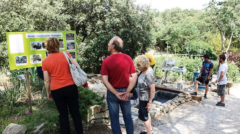 Le jardin pédagogique de Gilbert Martin, à Nîmes (30), sera exceptionnellement ouvert au public à l'occasion de Rendez-vous aux jardins.PHOTO : GILBERT MARTIN, ARCHIVERT PAYSAGISTE, 2015