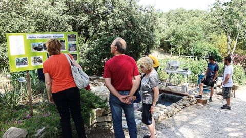 Le jardin pédagogique de Gilbert Martin, à Nîmes (30), sera exceptionnellement ouvert au public à l'occasion de Rendez-vous aux jardins.PHOTO : GILBERT MARTIN, ARCHIVERT PAYSAGISTE, 2015