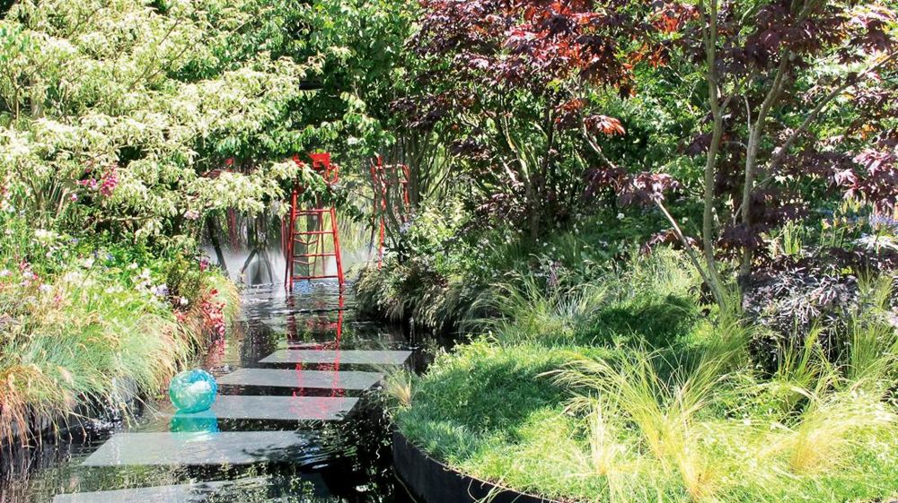 Le Jardin noir, prix de la conception paysagère, à Jardins, Jardin. Le Jardin noir, prix de la conception paysagère, à Jardins, Jardin.