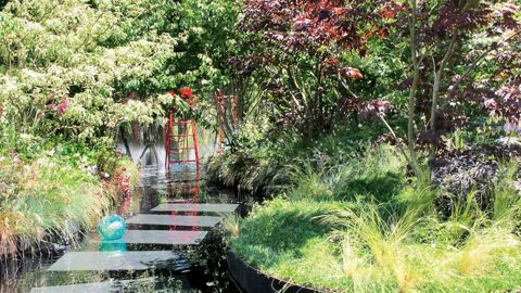 Le Jardin noir, prix de la conception paysagère, à Jardins, Jardin. 