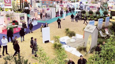 L'édition 2011 de Paysalia à Eurexpo Lyon. Cette année, le salon devrait accueillir 350 exposants et de 12 000 à 14 000 visiteurs.
