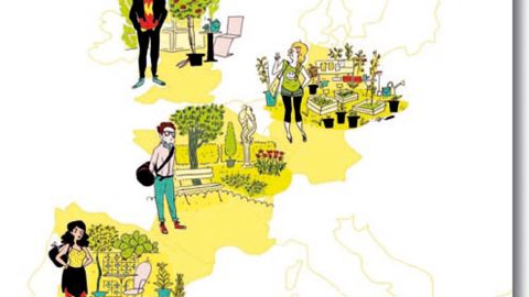 Les Français sont les seuls à associer les espaces verts à l'environnement. Nos voisins, Espagnols et Allemands, les assimilent davantage à des endroits de convivialité entre amis. Quant aux Anglais, ils n'apparaissent pas aussi addicts qu'on le croit au jardin individuel.ILLUSTRATION : CLOTKA POUR L'UNEP