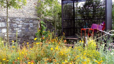 Le jardin récompensé en 2010 par le prix de la plus belle réalisation dans la catégorie des petits jardins au Bloom Festival de Dublin.