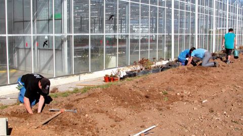 Le travail sur des chantiers exposés en plein soleil doit inciter à une vigilance accrue pour éviter le danger des « coups de chaleur »PHOTO : ODILE MAILLARD