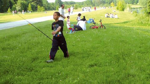 La base régionale de plein air et de loisirs du Port aux Cerises, conçue par l'agence Latitude Nord, vient de recevoir le Grand Prix national du paysage.PHOTO : LATITUDE NORD