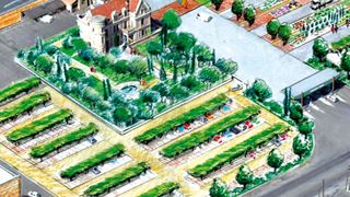 Première étape du projet : la requalification paysagère de 4,8 hectares autour du « château