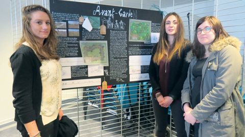 L'équipe du lycée agricole et horticole de Saint-Germain-en-Laye (78) a défendu avec enthousiasme son dossier de jardin agro-écologique « Avant-GardeN ».