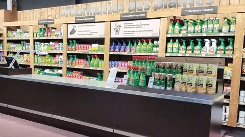 Ce nouveau comptoir est destiné à être installé progressivement dans tous les Jardiland d'ici à deux ans.PHOTO : JARDILAND