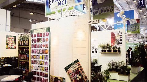 Le stand France, à IPM Essen 2013, en Allemagne, avait réuni dix-sept entreprises de production. Satisfaites, elles envisagent, pour la plupart, de renouveler leur participation en 2014.PHOTO : VALÉRIE VIDRIL