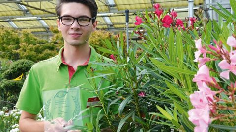 Thomas Lorenzo, champion de la reconnaissance des végétaux ; à l'avenir il se verrait bien chef de rayon en jardinerie ou coach de jardin.