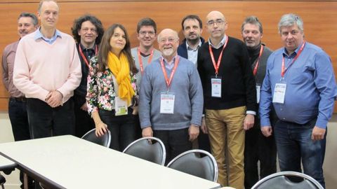 De gauche à droite : Thierry Duteuil, Alain Wegener, Éric Stremler, Élisabeth Fournier, Grégory Aymond, Roland-Marie Marceron, Pascal Goubier, Jean-Pierre Gueneau, Pascal Debieu et Christian Maillard. 