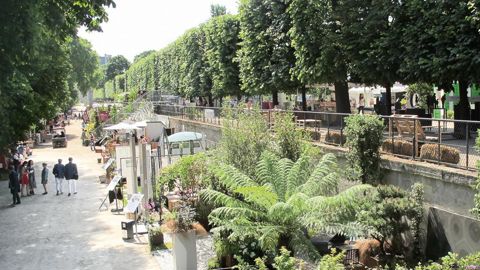 Jardins, Jardin aux Tuileries, ici lors de l'édition 2015, aura lieu du jeudi 2 au dimanche 5 juin prochain. Ce rendez-vous annuel des amateurs de jardins va désormais également devenir celui des professionnels, le vendredi 3 juin.PHOTO : PASCAL FAYOLLE