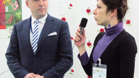 Membre du bureau de la CCI de Mersin en Turquie, Hakan Sefa Cakir, et la traductrice Basak Ertanyilmaz ont accompagné une délégation de neuf entreprises turques venues nouer des relations commerciales.