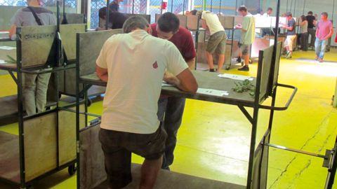 La sélection régionale Sud-Ouest dans le cadre du salon Aquiflor en 2011.