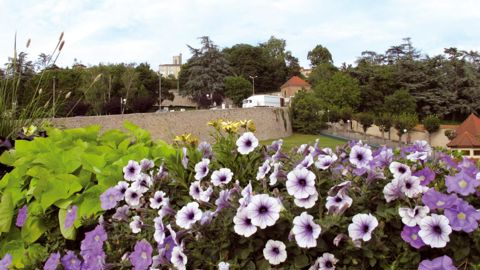 Les habitants des communes fleuries, (ici, Saint-Galmier, dans la Loire, 4 fleurs) trouvent le label valorisant. Ils pointent moins le manque d'espaces verts que les autres.