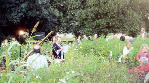 Musiques aux jardins est un concept de spectacles qui associent différents arts pour faire passer des messages sur la nature et sa préservation.