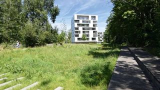 Le quartier de la Courrouze à Rennes (35) est emblématique de la gestion écologique de la ville, récompensée par le label Capitale française de la biodiversité. PHOTO : GILLES LECUIR Le quartier de la Courrouze à Rennes (35) est emblématique de la gestion écologique de la ville, récompensée par le label Capitale française de la biodiversité. PHOTO : GILLES LECUIR