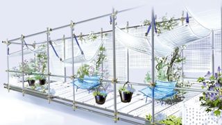 Cette terrasse métallique en forme d'achafaudage, conçue par Christophe Ponceau, paysagiste, est à découvrir à Jardins Jardin. Elle supporte ombrières, jardinières, bacs, assises... Cette terrasse métallique en forme d'achafaudage, conçue par Christophe Ponceau, paysagiste, est à découvrir à Jardins Jardin. Elle supporte ombrières, jardinières, bacs, assises...