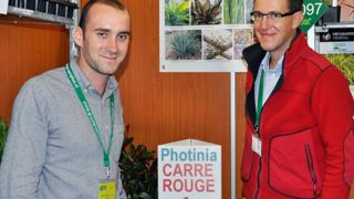 De gauche à droite : Clément Morille, responsable des cultures aux pépinières du Bocage et François Carré, responsable commercial chez JPCO.PHOTO : I.C.