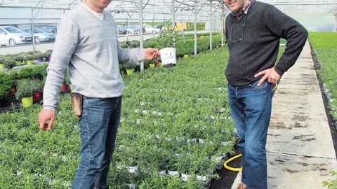 Pour Sylvain Papuchon (à gauche) et Gilles Boutreux, codirigeants de Floress, à Andard (49), GlobalGap s'inscrit dans la continuité de Plante Bleue, en certifiant l'alimentaire.