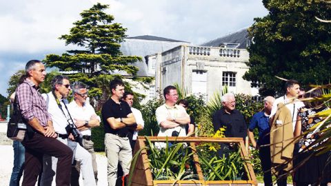 Les jardins de l'enclos du port, à Lorient, ont fait l'objet d'une des visites organisées à l'occasion du dernier congrès d'Hortis.